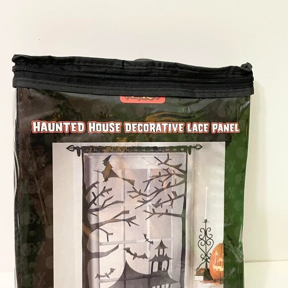 Spirit Haunted House Decorative Lace Panel Halloween - Picture 7 of 10